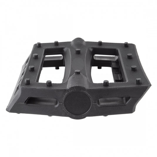 Black Ops Traction Platform Pedals 1/2" Chromoly Spindle Nylon Molded Pins Black