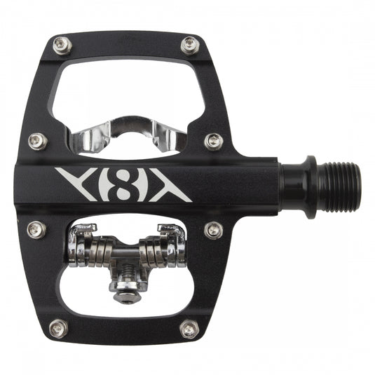 Origin8-Dual-Sport-Midi-Single-Clipless-Clipless-Pedals-with-Cleats-Aluminum-AL6061-PEDL2680-Bicycle-Pedals