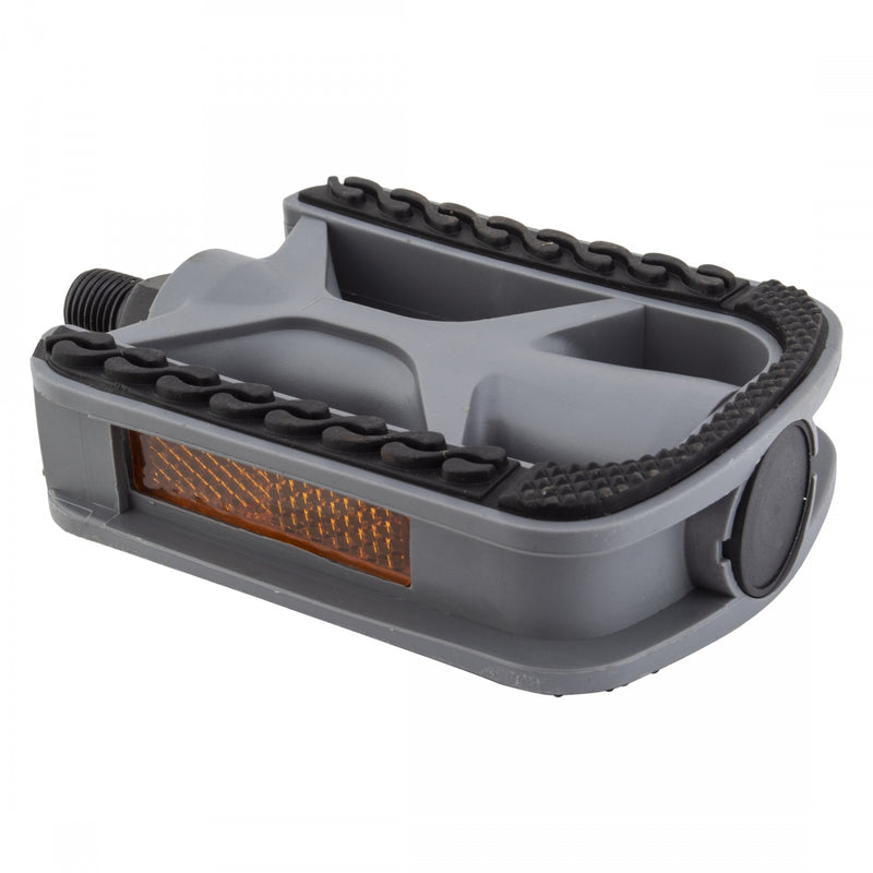 Load image into Gallery viewer, Sunlite-Non-Slip-Flat-Platform-Pedals-Composite-Boron-Steel-PEDL0843-Bicycle-Pedals
