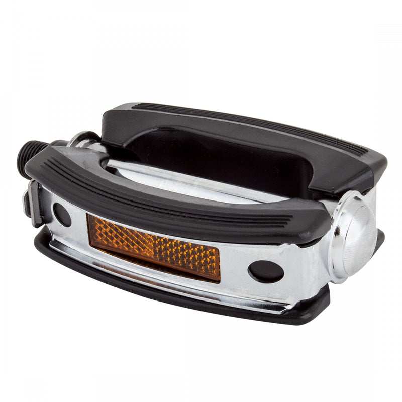 Load image into Gallery viewer, Sunlite-Classic-Bow-Pedals-Flat-Platform-Pedals-Steel-Body-PEDL0863-Bicycle-Pedals
