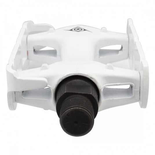 Origin8 Pro Lite Track Platform Pedals 9/16" Chromoly Axle Alloy Body PC-White