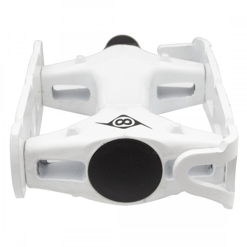 Load image into Gallery viewer, Origin8 Pro Lite Track Platform Pedals 9/16" Chromoly Axle Alloy Body PC-White
