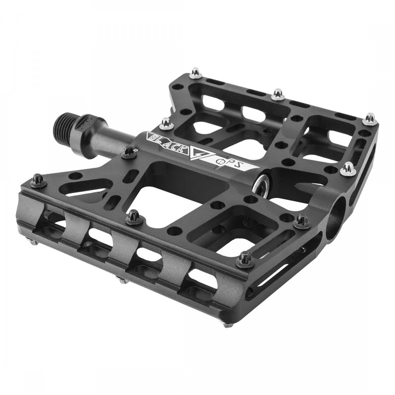 Load image into Gallery viewer, Black-Ops-TorqLite-UL-Flat-Platform-Pedals-Aluminum-Chromoly-Steel-PEDL0889-Bicycle-Pedals
