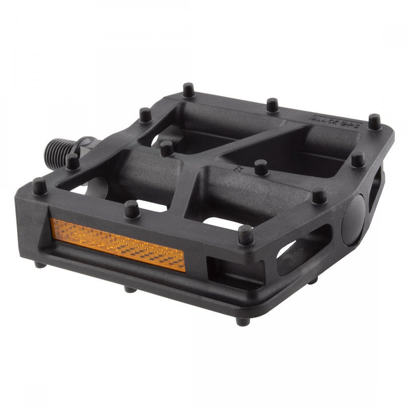 Load image into Gallery viewer, Black-Ops-T-Bar-Pedals-Flat-Platform-Pedals-Nylon-Composite-Chromoly-Steel-PEDL0914-Bicycle-Pedals

