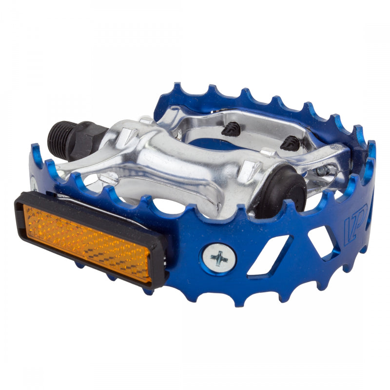 Load image into Gallery viewer, Black-Ops-747-Bear-Trap-Pedals-Flat-Platform-Pedals-Aluminum-Chromoly-Steel-PEDL0936-Bicycle-Pedals
