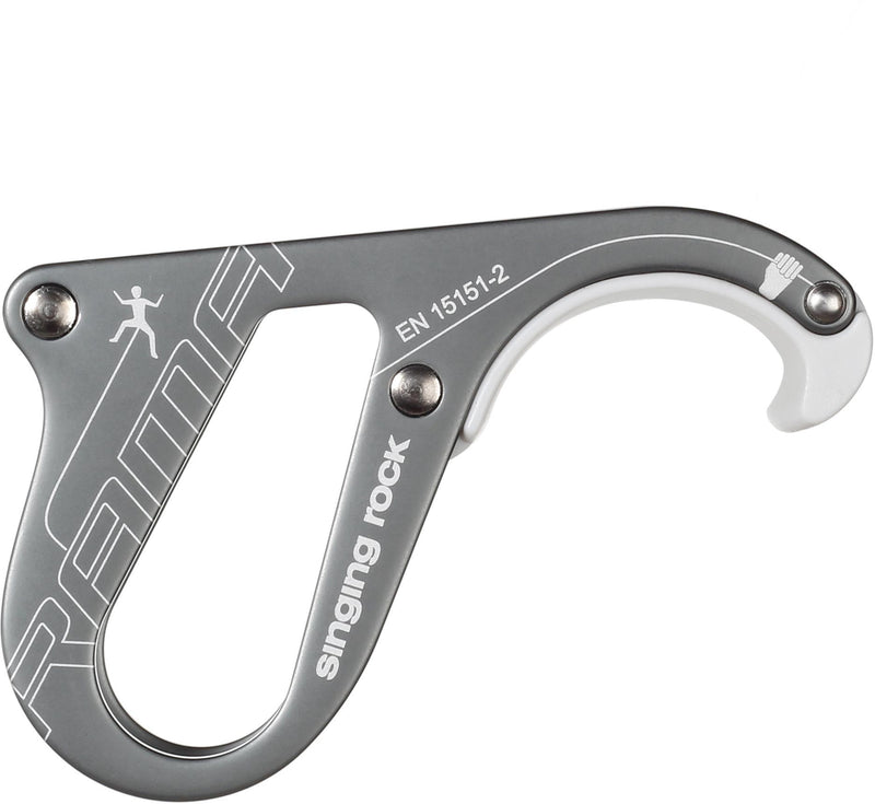 Load image into Gallery viewer, Singing Rock Rama Assisted Breaking Belay Device - Grey
