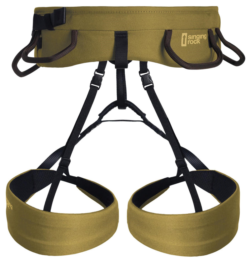 Load image into Gallery viewer, Singing Rock Onyx Xs Climbing Harness - Olive
