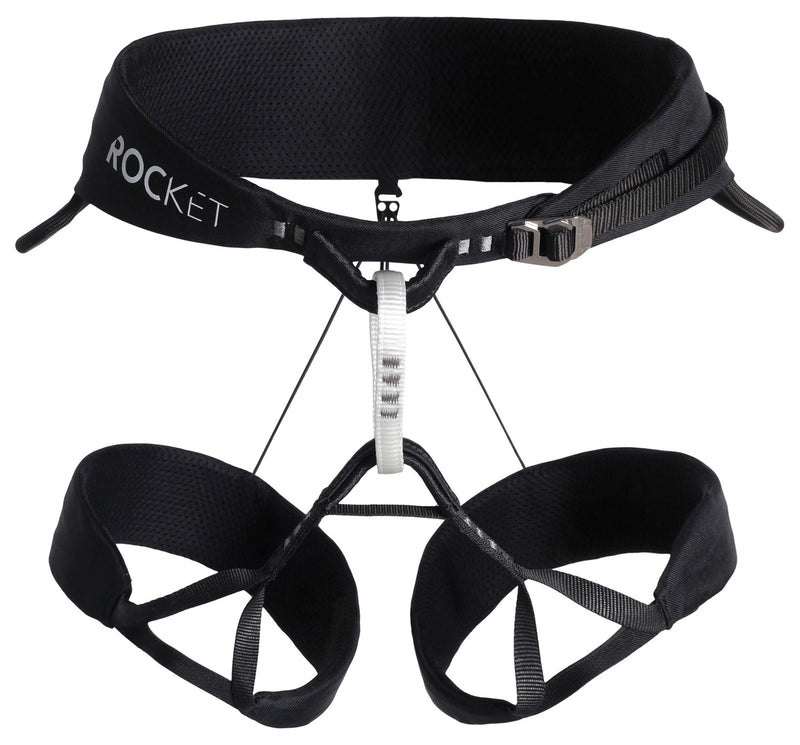 Load image into Gallery viewer, Singing Rock Rocket-Xs Black: Lightweight and Durable Climbing Harness
