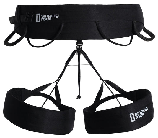 Singing Rock Rocket-Xs Black: Lightweight and Durable Climbing Harness