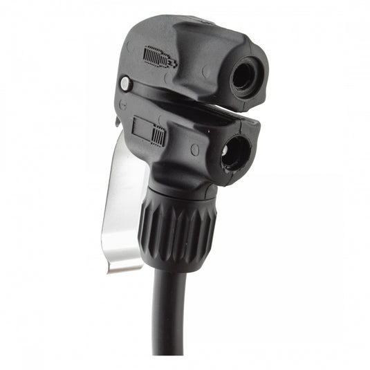 Lezyne Sport Floor Drive Floor Pump, Dual Valve Head, 220psi, Black