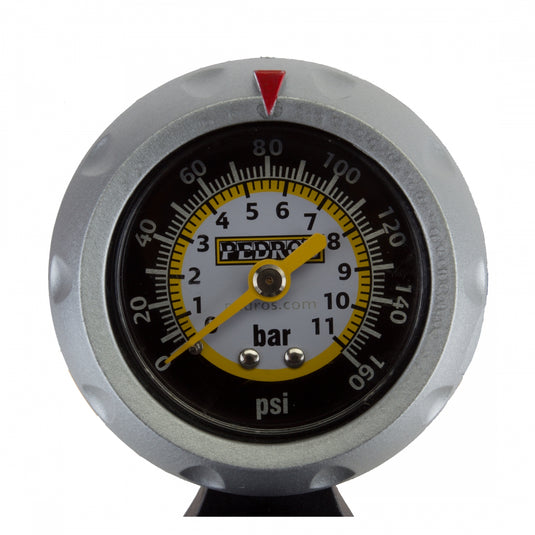 Pedro's Floor Pump Super Prestige Professional, Yellow