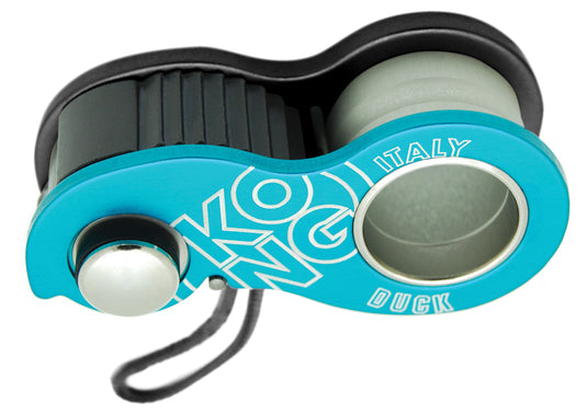 Kong Duck Rope Clamp Ascender - Cyan/Black Color