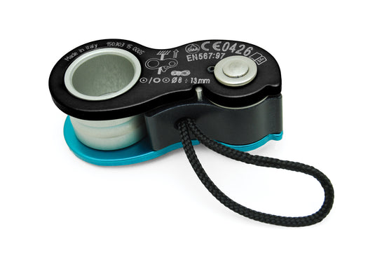 Kong Duck Rope Clamp Ascender - Cyan/Black Color