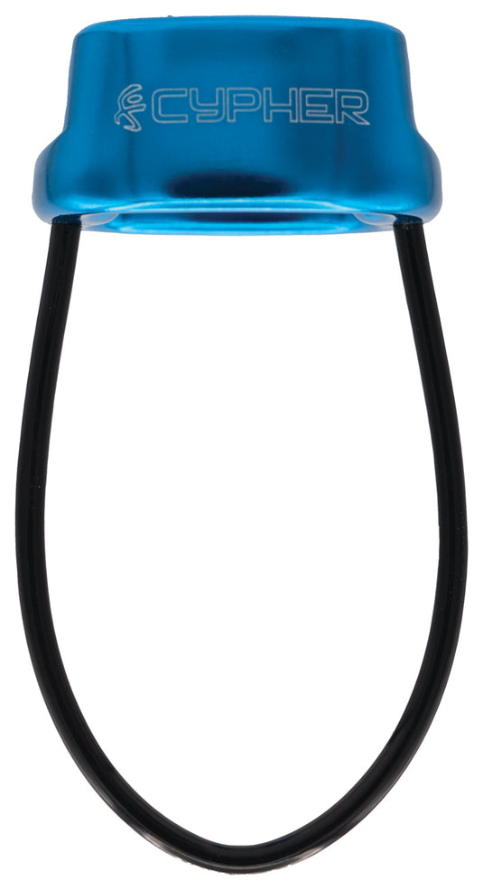 Cypher Arc Belay Device - Blue: Versatile Belay & Rappel Tool for Climbing Enthusiasts