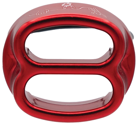 Cypher Arc Belay Device - Red: Versatile Belay & Rappel Tool