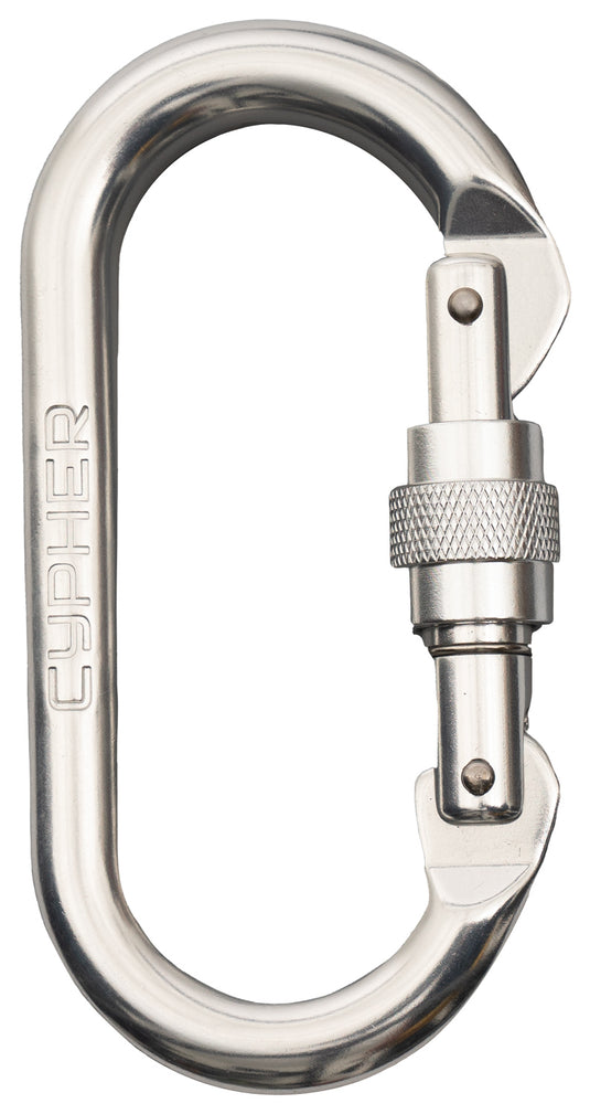 Cypher Liberty Mountain Oval Carabiners - Set of 6 Bright Oval Carabiners