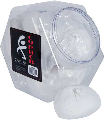 10-Pack of Cypher Chalky Balls for Climbing - Convenient Storage Bin Included