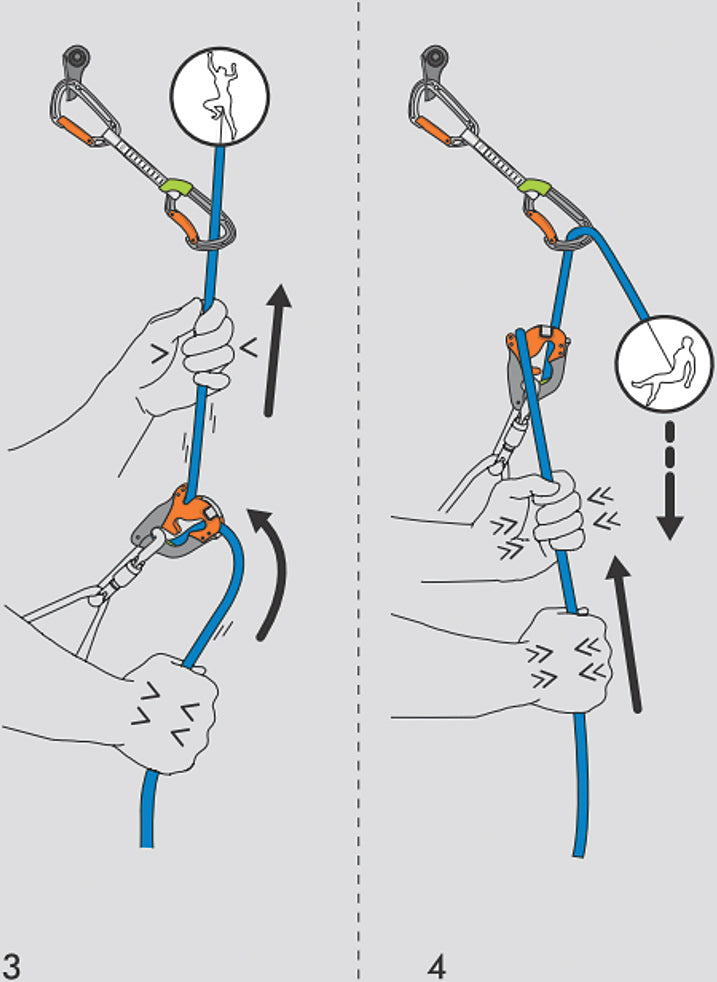 Load image into Gallery viewer, Climbing Technology Click-up Plus Belay Device with HMS Blue - Secure and Efficient Climbing Companion
