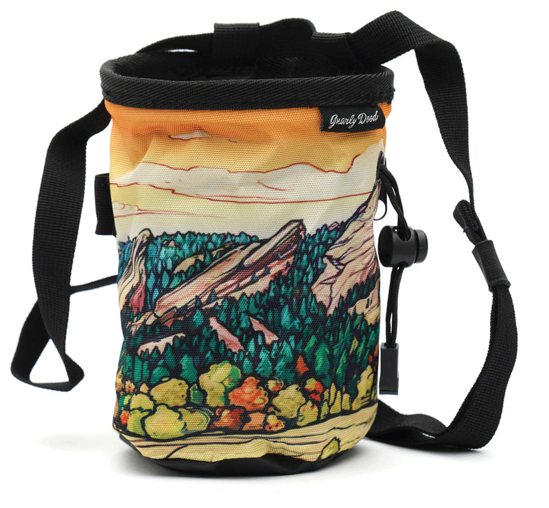 Load image into Gallery viewer, Gnarly Dood Flat Irons Chalk Bag: Keep Your Grip Strong!
