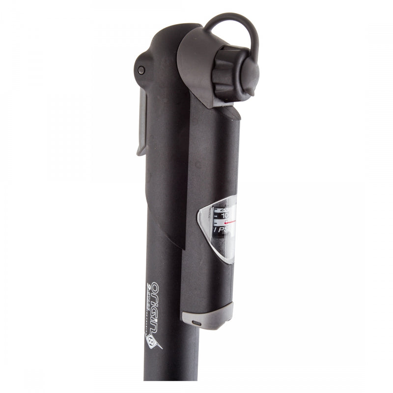 Load image into Gallery viewer, Origin8 Air-Surge Road 2-Stage Frame Pump Reversible Presta/Schrader Valve
