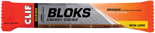 Clif Bar Clif Shot Bloks: Orange Caffeine Energy Chews with Caffeine - Fuel Your Adventure!