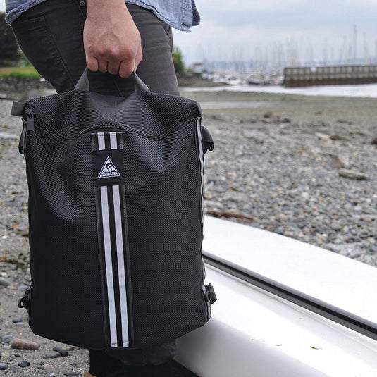 Seattle Sports Black Mesh Deck Bag - Organize Your Gear in Style!
