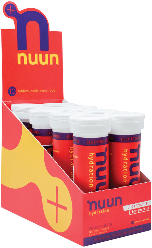 Nuun Active Hydration Sport Fruit Punch Tabs - 10 Pack for Energy Boost