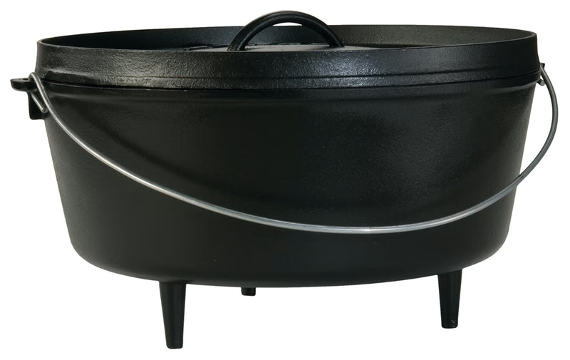 Load image into Gallery viewer, Lodge 14-Inch 10-Quart Deep Dutch Oven: Versatile Cast Iron Cookware for Delicious Meals
