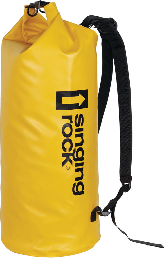 Singing Rock 40L Yellow Dry Bag - Waterproof Storage Sack for Outdoor Adventures