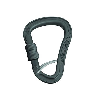 Load image into Gallery viewer, Singing Rock Bora GP Climbing Set with Belay Bar - Anodized Black Screw Gate
