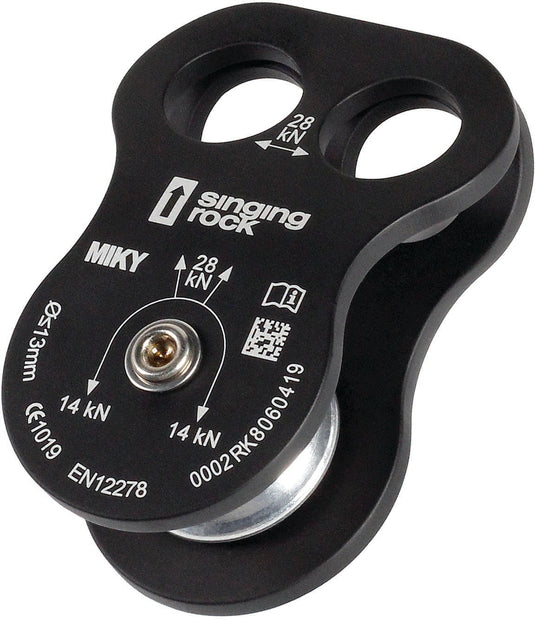 Singing Rock Mini Roll Pulley Miky - Compact and Efficient Pulley for Climbing and Rigging