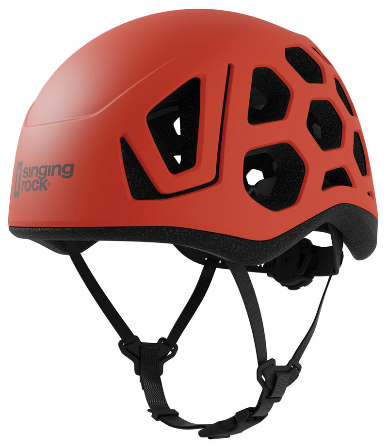 Load image into Gallery viewer, Singing Rock Hex Helmet L - Fox Red: Stay Safe and Stylish on Your Adventures
