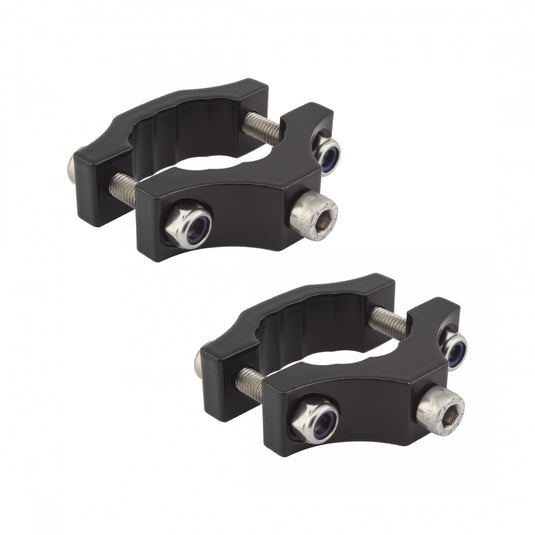 Tubus Lowrider Rack Adapter Set for Rigid Forks 20-32mm Durable Black/Silver Bike Mounting Kit