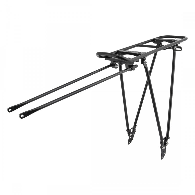 Load image into Gallery viewer, Racktime Foldit 1.0 Adjustable Rack Rear Eyelet Black
