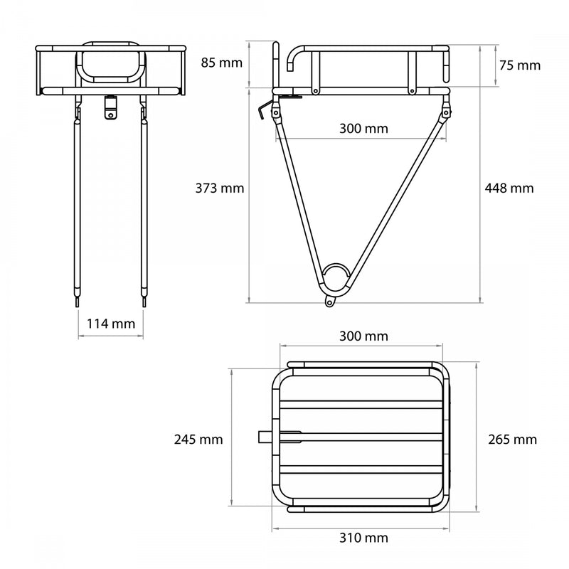 Load image into Gallery viewer, Pure Cycles Urban Front Rack Front Brake Boss/Eyelet Silver
