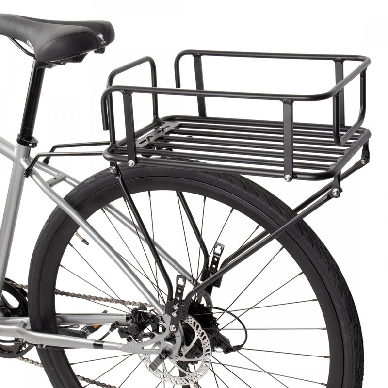 Load image into Gallery viewer, Pure Cycles Urban Rear Rack Rear Eyelet Black
