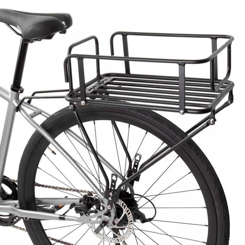 Load image into Gallery viewer, Pure Cycles Urban Rear Rack Rear Eyelet Silver
