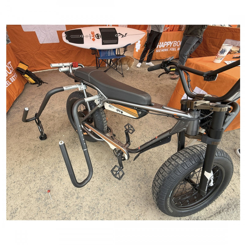 Load image into Gallery viewer, Moved By Bikes Dual Sport Racks Surfboard Carrier Bolt-on Short and Longboards Black
