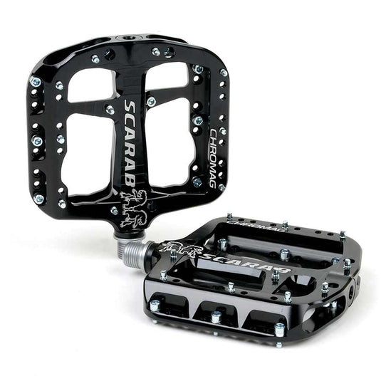Chromag-Scarab-Flat-Platform-Pedals-Aluminum-Chromoly-Steel-PD3400-Bicycle-Pedals