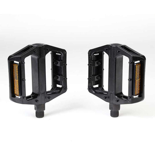 XLC Pd-M20AL Pedal 9/16 Bk Alloy Lo-Profile Platform Chome axle