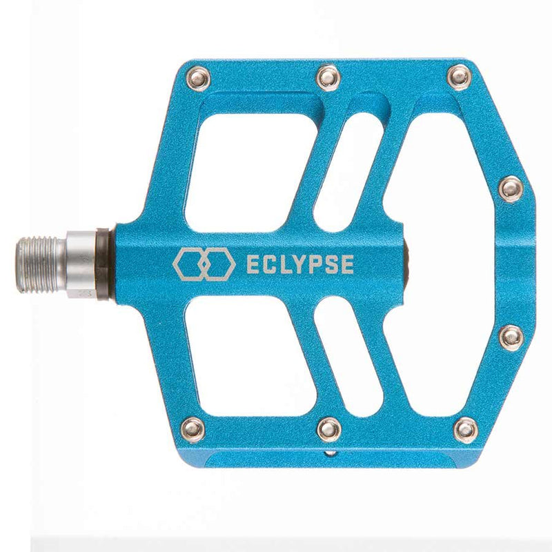 Load image into Gallery viewer, Eclypse RALB Platform Pedals, Body: Alloy, Spindle: Cr-Mo, 9/16&#39;&#39;, Blue, Pair
