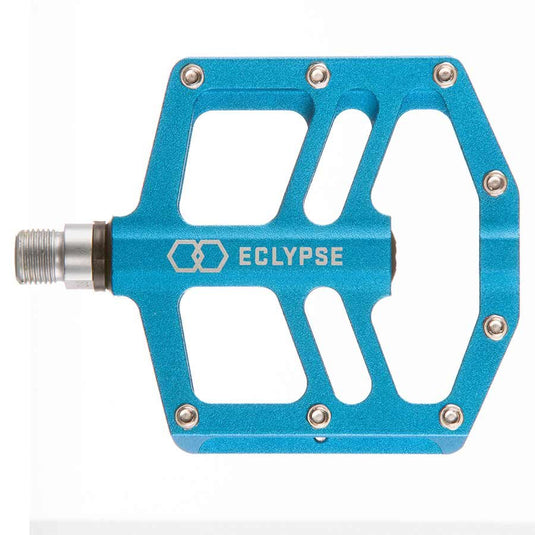 Eclypse RALB Platform Pedals, Body: Alloy, Spindle: Cr-Mo, 9/16'', Blue, Pair