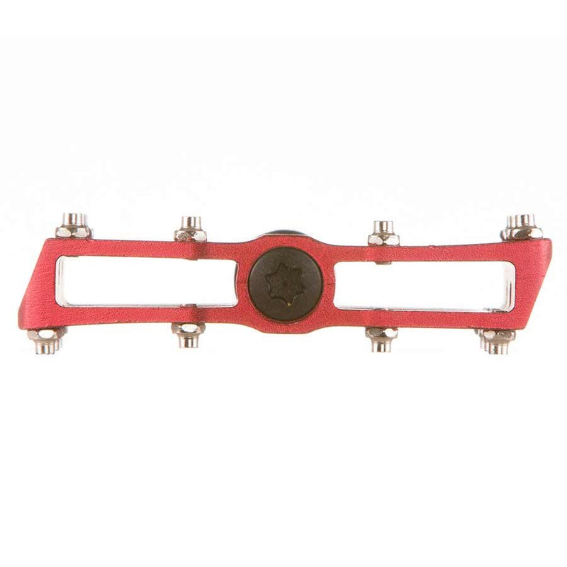 Load image into Gallery viewer, Eclypse RALB Platform Pedals, Body: Alloy, Spindle: Cr-Mo, 9/16&#39;&#39;, Red, Pair
