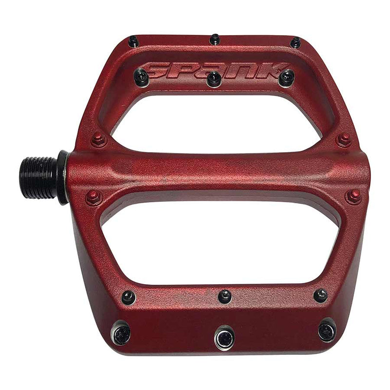 Load image into Gallery viewer, Spank-Spoon-DC-Pedals-Flat-Platform-Pedals-Aluminum-Chromoly-Steel-PD0133-Bicycle-Pedals
