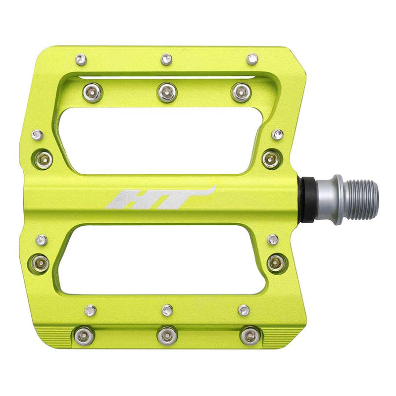Load image into Gallery viewer, HT-Components-AN14A-Nano-Pedals-Flat-Platform-Pedals-Aluminum-Chromoly-Steel-PD4924-Bicycle-Pedals
