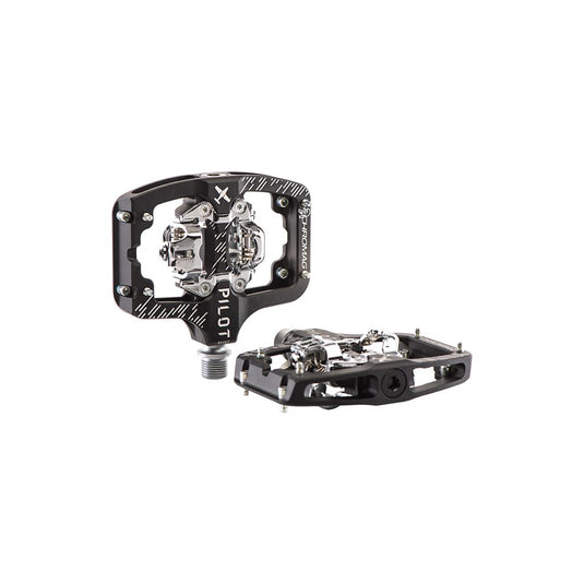 Chromag Pilot Pedals - Dual Sided Clipless, 9/16", Black, Regular