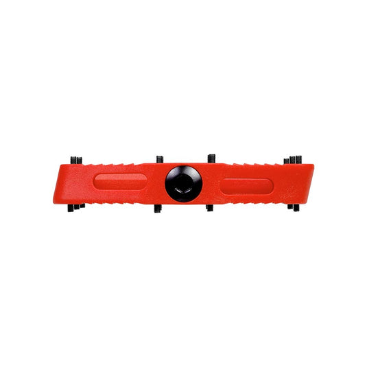 SDG Comp Platform Pedals 9/16" Chromoly Axle Composite Body Removable Pins Red