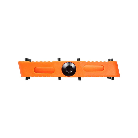 SDG Comp Platform Pedals 9/16" Axle Composite Body 18 Replaceable Pins Orange