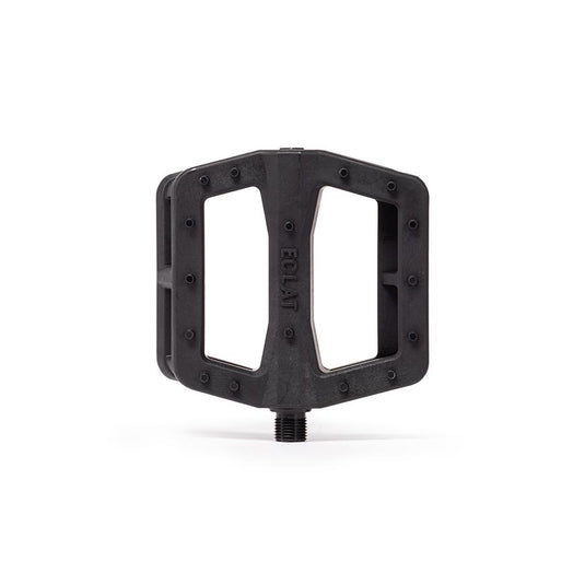 Eclat Centric Platform Pedals, Body: Nylon, Spindle: Cr-Mo, 9/16'', Black, Pair