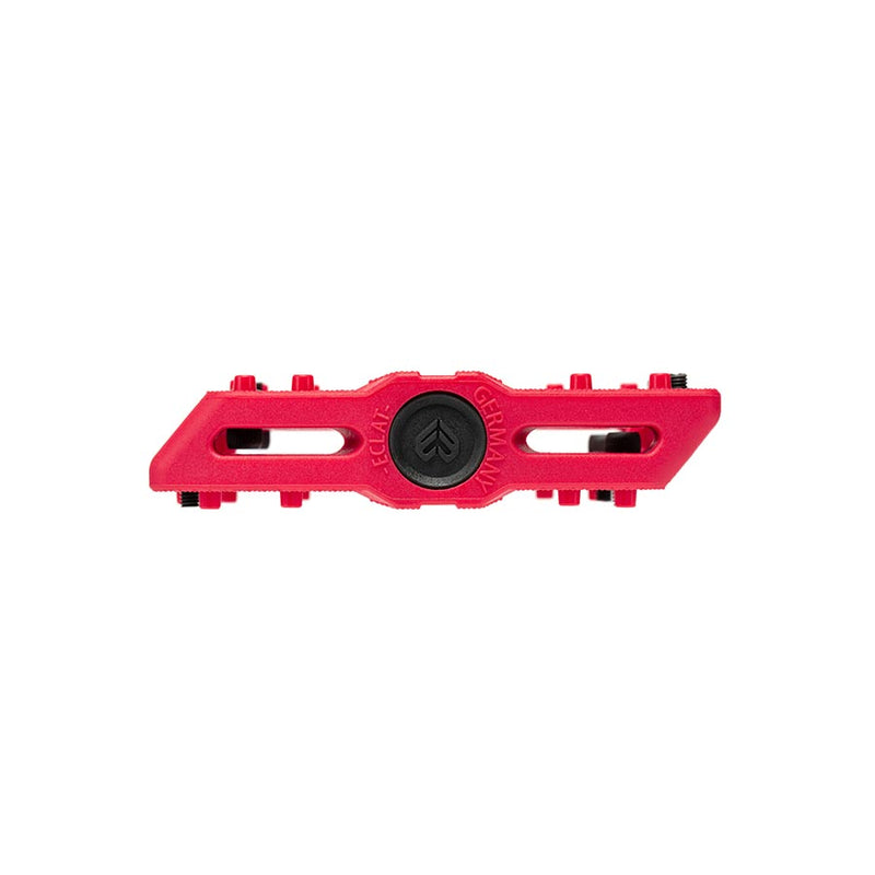 Load image into Gallery viewer, Eclat Contra Platform Pedals, Body: Nylon, Spindle: Cr-Mo, 9/16&#39;&#39;, Red, Pair
